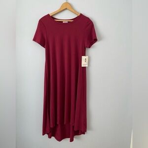 NWT LuLaRoe Carly Dress Size XXS, Hi-Low Hem Swing Dress